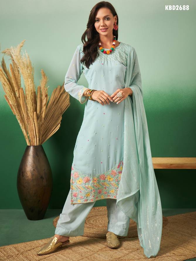 Hanika By Mohvogue Georgette Designer Salwar Suits Wholesale Shop In Surat